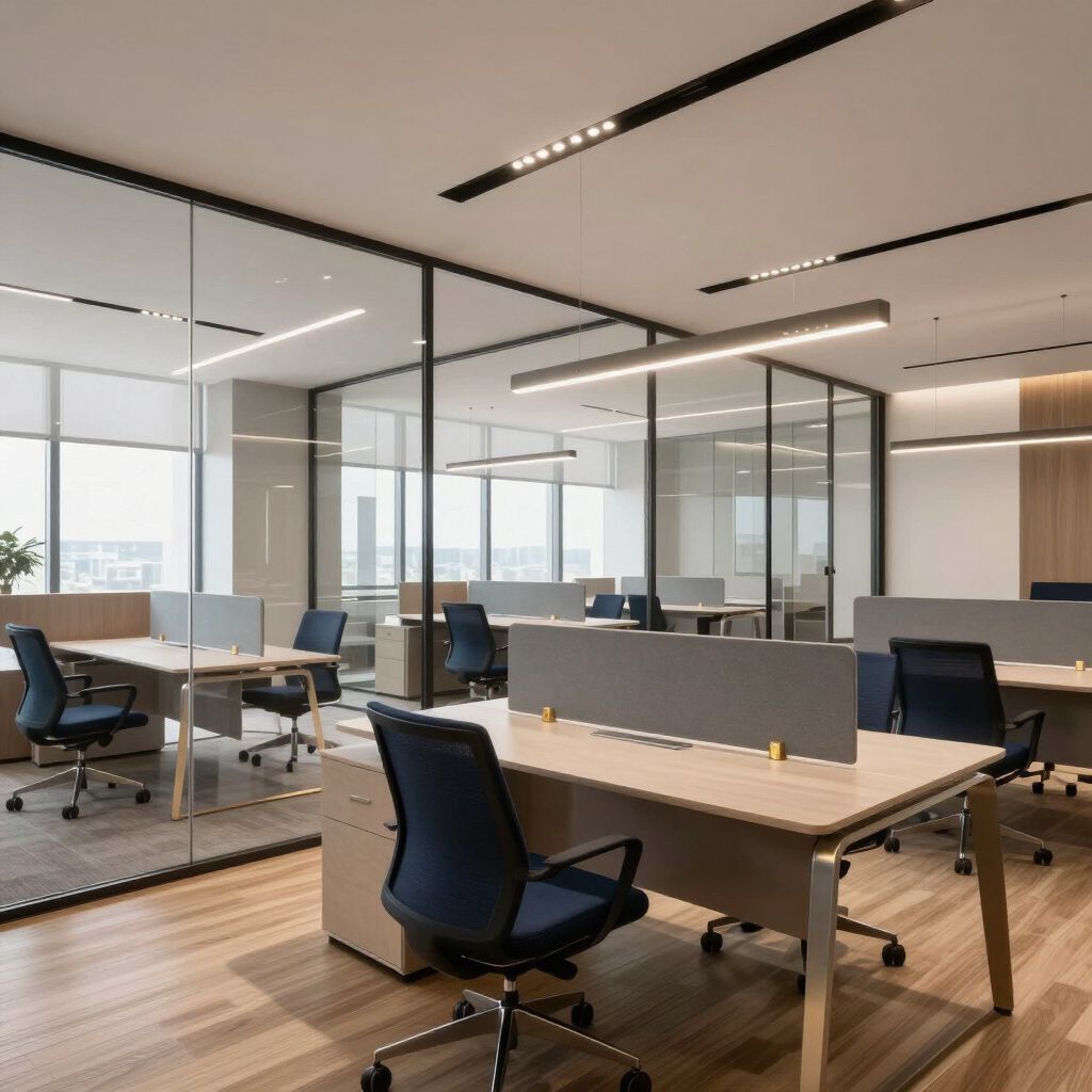 Open-plan office build-out